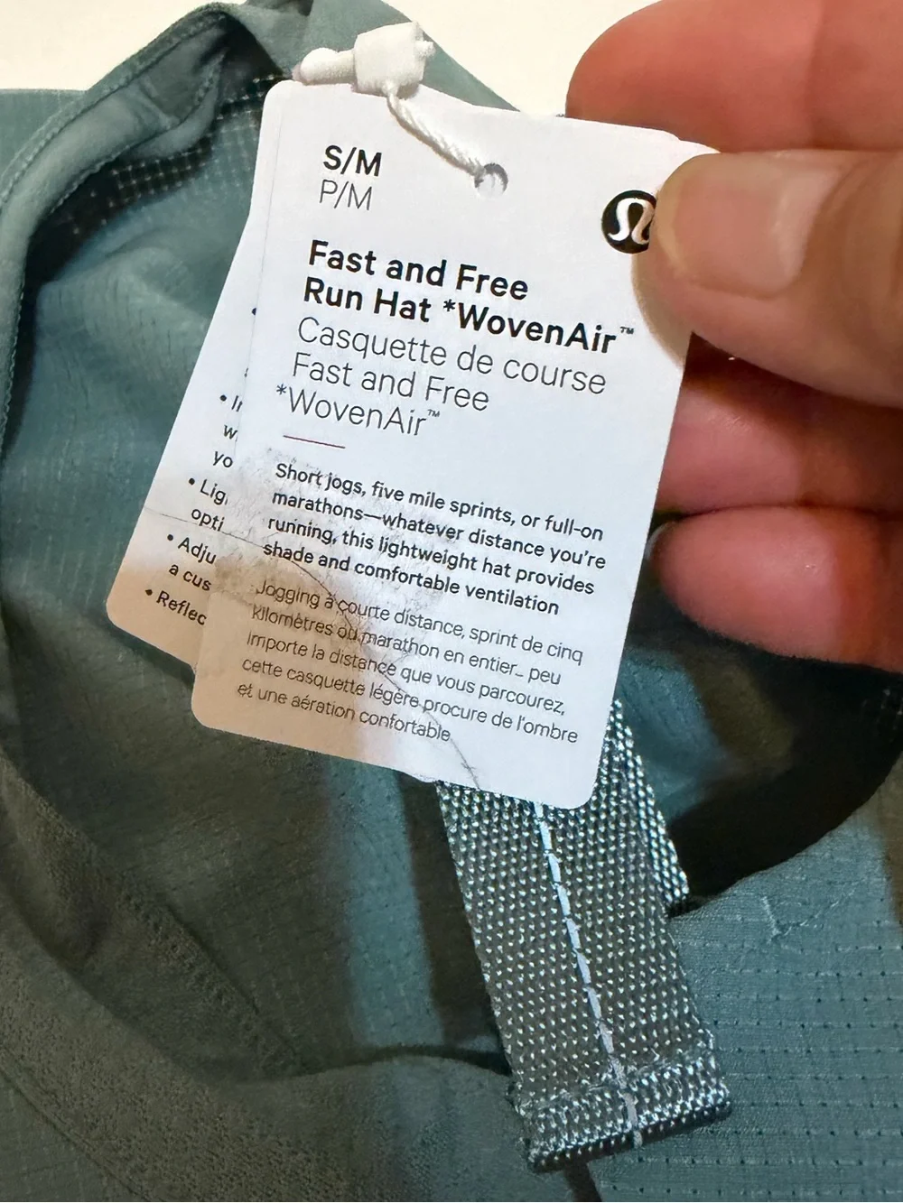 lululemon athletica fast and free WovenAir Athletic Cap  crater blue
